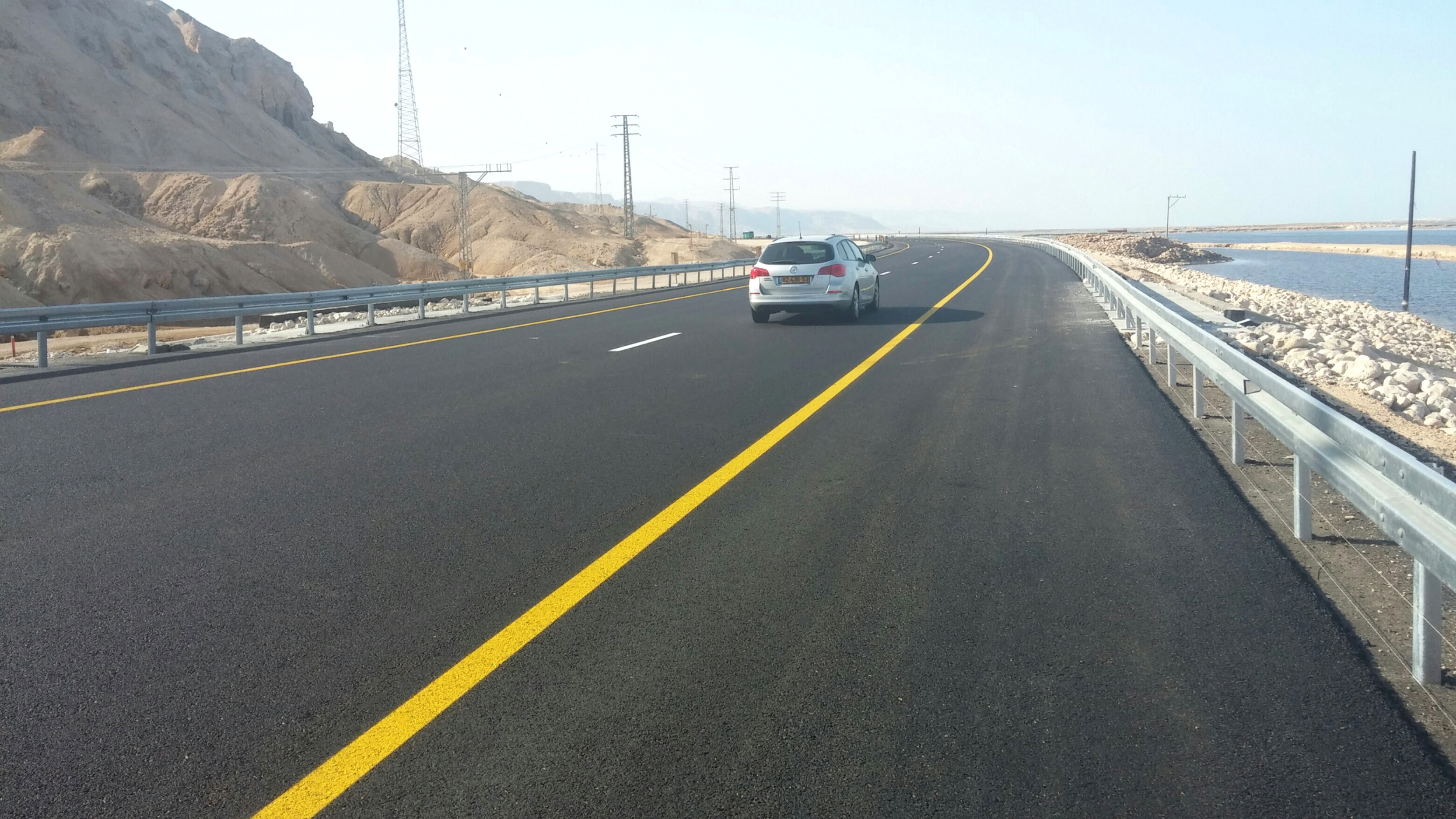 תמונה מתארת לכתבה פרויקט הגבהת כביש 90 מקטע דרומי הסתיים - עובר לידי אחזקת חברת נתיבי ישראל